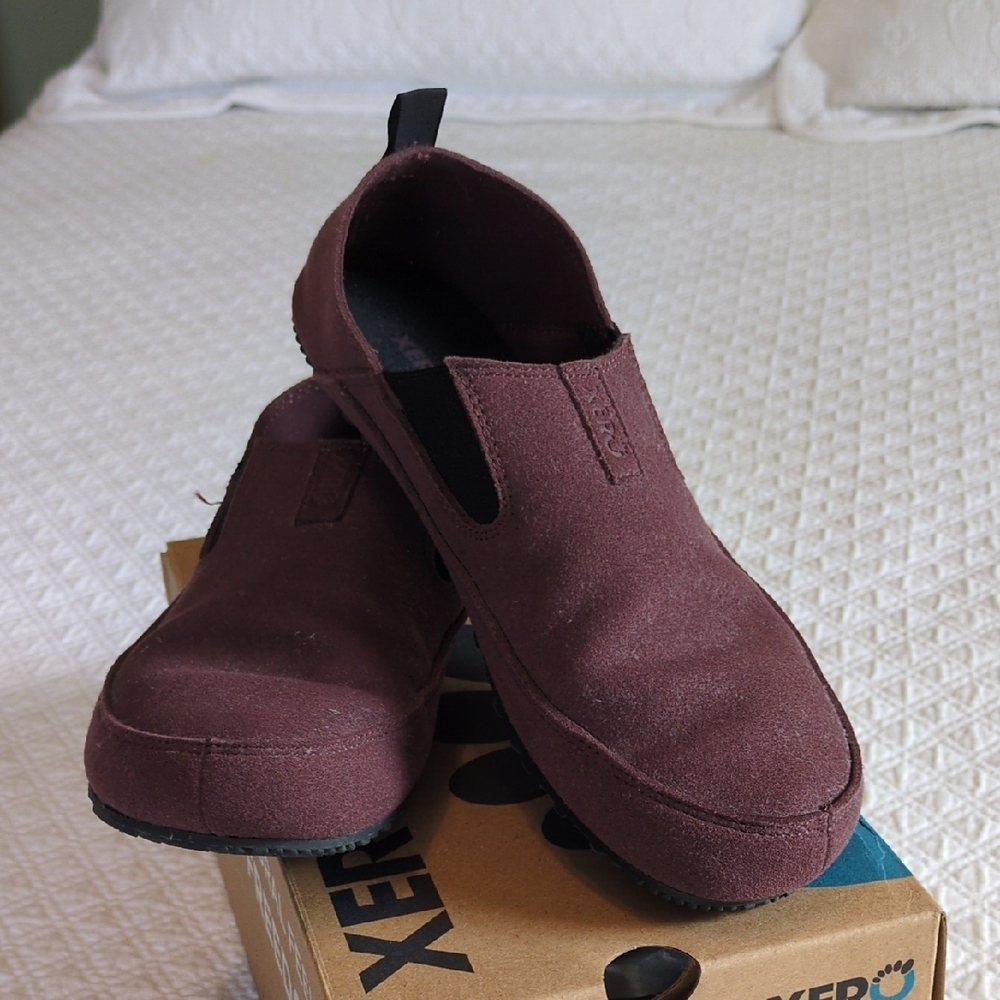 Xero Burgundy Slip-On Shoes